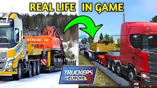 Truckers Of Europe 3 - Real Life Heavy Haulage Cargo Comparison With Game Cargo