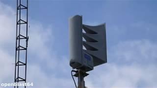 ASC Alertronic RE-1600 siren test, Arpin, WI (all signals)