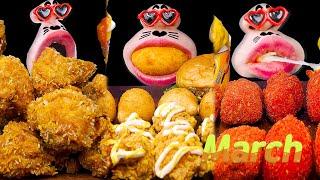 All the Yummy Moments from March in One Place!  ASMR Mukbang Eating Show :)