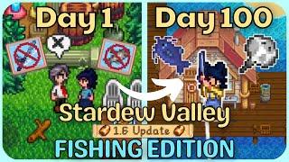 I played 100 days of Stardew Valley as a Fisher... (finally) - FULL FIRST YEAR