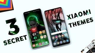 Top 3 *SECRET* Xiaomi and Redmi Themes  || Themes for miui 14