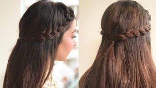 open hairstyle 🪄 || party hair style || easy beautiful hairstyle ||.......... Aaniya ktariya