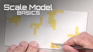 Scale Model Basics: Mask and paint digital camouflage