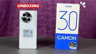 Tecno Camon 30 - Unboxing & Features Overview! (50MP Selfie + 70W Charging)!