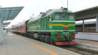 Compilation of diesel locomotives in Mongolia at Ulaanbaatar Railway Station