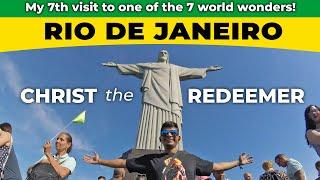 India to Brazil  Rio De Janeiro - Visiting Christ The Redeemer (7 World Wonders)
