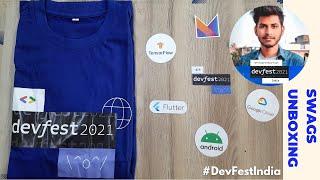 DevFest Swags Unboxing 2021  | Google Developers Group | #DevFestIndia