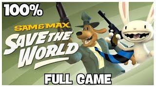 Sam & Max Save The World 100% Full Gameplay Walkthrough + All Achievements (No Commentary)