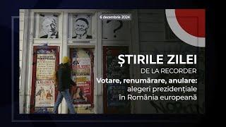 6 DECEMBRIE 2024. Votare, renumărare, anulare: alegeri prezidențiale în România europeană