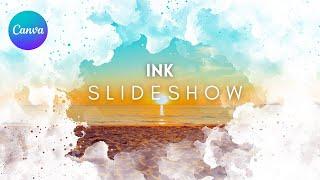 Ink Reveal Slideshow Animation Video - Canva Tutorial