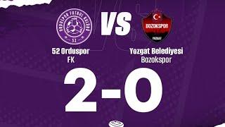 52 Orduspor v Yozgat Belediye Bozokspor Geniş Özet