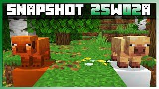 Neue Schweine, Blätter & Blumen! Goldfarm NERF? & VIELES MEHR! - Minecraft Snapshot 25w02a