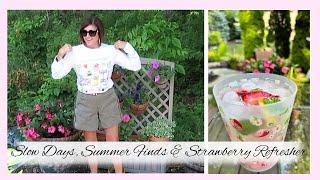 A Cottagecore Summer Day | My Garden Tee, Kayaking & Strawberry Refresher