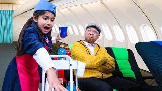 Charlotte Eva & Ellie’s Airplane Adventure: Pizza, Magic & Missing Pilots!