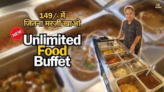 Unlimited Food Buffet in 149/- only | Go Foodie Buffet Jalandhar | Street Food India | Food Vlog