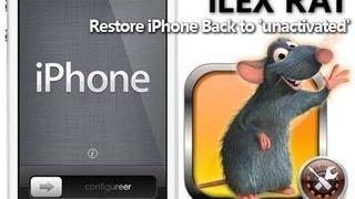 iLex Rat - Restore iPhone and Remove All Cydia Tweaks