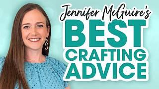 Jennifer McGuire Being a Crafting Genius for 10 Minutes Straight