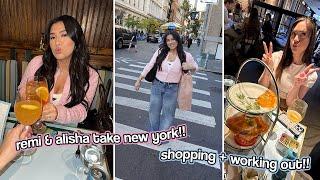 REMI & ALISHA TAKE NYC!! shopping, food & workouts!!