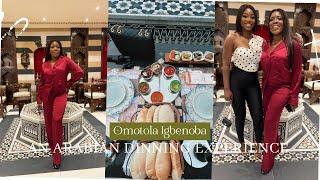 FINE DINNING EXPERIENCE: UNLOCK THE SECRET OF LAGOS' ARABIAN DINNING SCENE ||OMOTOLA IGBENOBA