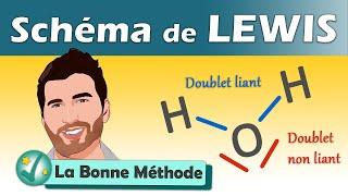 Schéma de LEWIS -  méthodologie (doublet liant et non liant) | Physique - Chimie | Lycée