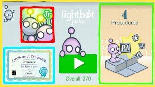 Lightbot Jr Coding Puzzles - PROCEDURES All Levels