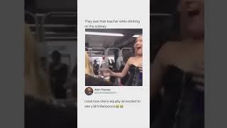 FORMER STUDENTS SEE TEACHER #funny #drunk #girl #russian #shorts #viral