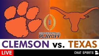 Clemson vs. Texas Live Streaming Scoreboard, Play-By-Play, Highlights: 2024 CFP 1st Round On TNT