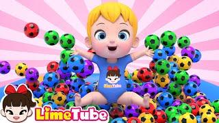 Color Balls Finger Family +Nursery Rhymes & Kids Songs | Kindergarten | LimeAndToys