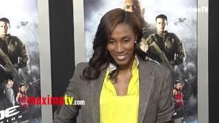 Lisa Leslie "G.I. Joe Retaliation" Los Angeles Premiere ARRIVALS #LASparks #WNBA