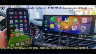 AUDI A6 C7 12 3 BIG ANDROID MONITOR 8 GB RAM APPLE CARPLAY