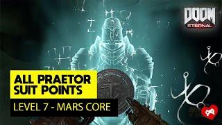 Mars Core (level 7) - Praetor Suit Token Locations | DOOM Eternal