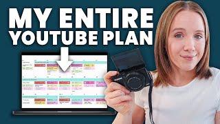 My YouTube Content Calendar Setup For 2024!