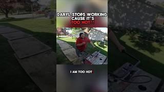 Daryl Jr STOPS working then YELLS at workers. #funny #qualityconcrete #concrete