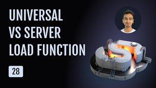 SvelteKit Tutorial - 28 - Universal vs Server Load Function