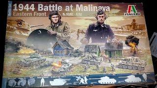 Обзор Italeri "1944 Battle at Malinava" 1:72. Редкий и не однозначный набор для постройки диорамы.