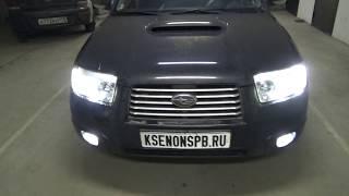 Subaru Forester II + HELLA 3R LED + HPL Crossfire + OSRAM FOG201