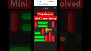 #11Sept Today Daily Mini Game | Hamster Kombat Daily Combo Card | hamster Cipher Code 11 September