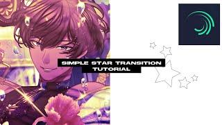 simple star transition | alighmotion tutorial