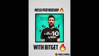 Lionel Messi Pertnership With Bitget #Messi #Bitget