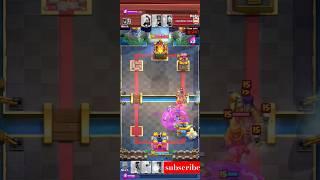 INFERNO DRAGON vs GUARDS ️||3 Crown win|| Gameplay ️#clashroyale #viralshort#infernodragon