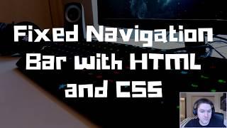 Fixed Navigation Bar with HTML and CSS