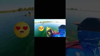 A couple’s session #kayakbassfishing #bassfishing #kayakfishing #fishing #couple #couplegoals