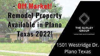 Real Estate Investing in Dallas Texas 2022 I Rental Property Dallas TX I 1501 Westridge Plano Texas