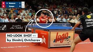 Dimitrij Ovtcharov with NO-LOOK SHOT in front of 2500 fans in Fulda