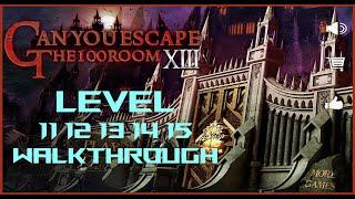 Can You Escape The 100 Room 13 walkthrough Level 11 12 13 14 15