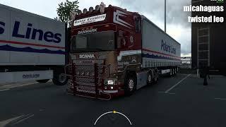 Scania V8 Open pipe sound SJ Concept V1.0 Released | ETS2 1.54