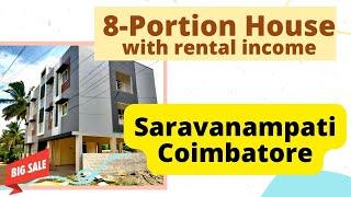 New 8-Portion House sale, Saravanampatti  #Coimbatore #kg-isl #chaithanya @green-woods