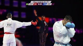 Fantastic fight | Фантастический бой | Mahmoud Badawy vs. Asiman Gurbanli | karate WKF