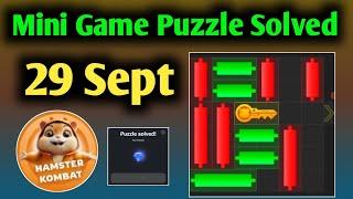 Mini Game Today 29 September Hamster Kombat How To Solve Mini Game Puzzle in Hamster Kombat (100%)