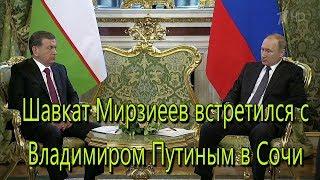 Шавкат Мирзиеев встретился с Владимиром Путиным в Сочи